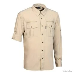 Chemise De Chasse Verney Carron Antitic Beige -Matériel De Pêche 00008 Chemise de chasse Verney Carron Antitic Beige