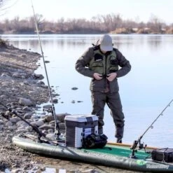 Gilet De Pêche KAAKI VERT Gilet De Sauvetage Flottaison Float Tube Kayak Canoe Sup -Matériel De Pêche 00009 Gilet de Peche KAAKI VERT Gilet de Sauvetage flottaison Float tube Kayak Canoe Sup