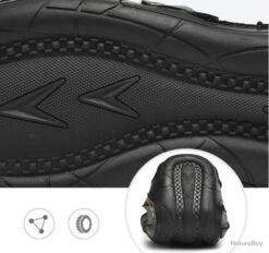 Chaussure Montante En CUIR VÉRITABLE , TRÉS HAUTE QUALITÉ.....Jusqu'au 48..COLORIS VERT -Matériel De Pêche 00010 Chaussure montante en CUIR VERITABLE molletonne TRES HAUTE QUALITE.Jusqu au 48.COLORIS VERT