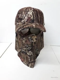 1344- CASQUETTE FACEMASK CAMO BROWNING - NEUVE